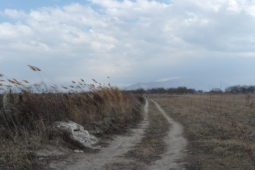 armenian countryside road to nowhere
