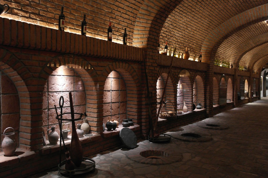 kakheti wine tour tunnel