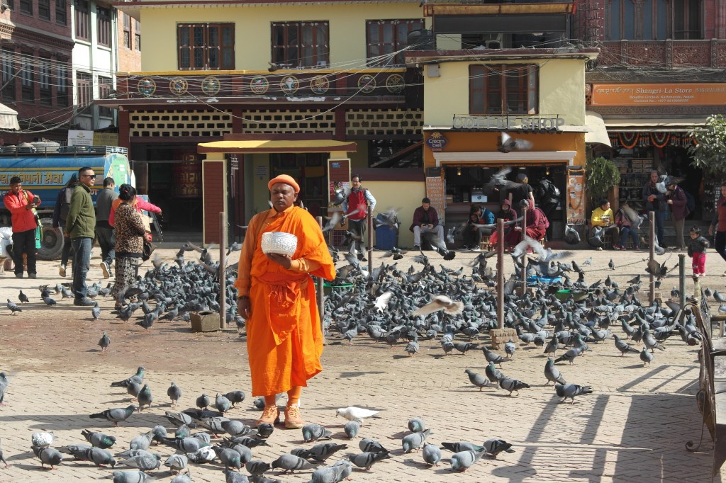 Nepalese Monk in Kathmandu